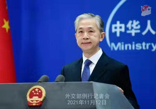 外交部發(fā)言人汪文斌。薛偉 攝