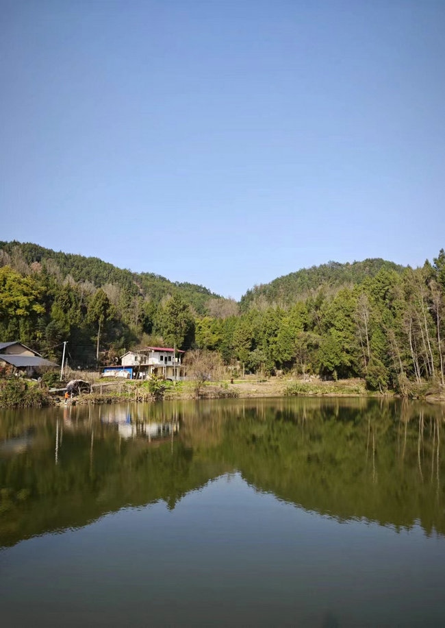 這樣在對(duì)面看，老家也算依山傍水.jpg