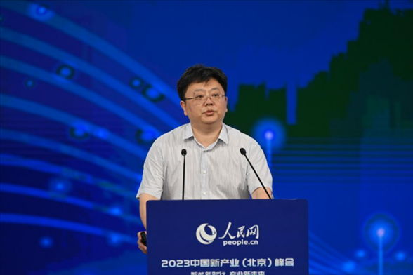 傳播內(nèi)容認(rèn)知全國重點(diǎn)實(shí)驗(yàn)室首席科學(xué)家張勇東。人民網(wǎng)記者 于凱攝