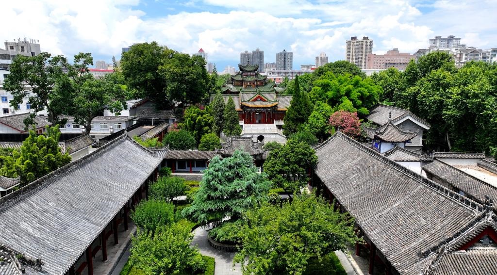 近日拍攝的陜西省漢中市博物館。新華社記者 劉瀟 攝