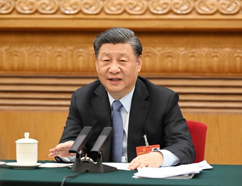 2023年3月5日，習(xí)近平總書記參加十四屆全國人大一次會(huì)議江蘇代表團(tuán)審議。