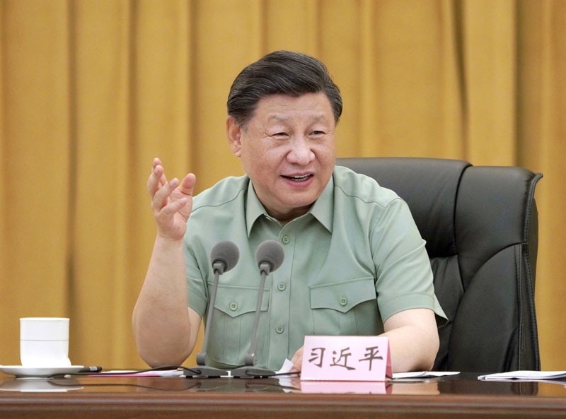 2023年7月26日，習(xí)近平到西部戰(zhàn)區(qū)空軍視察。