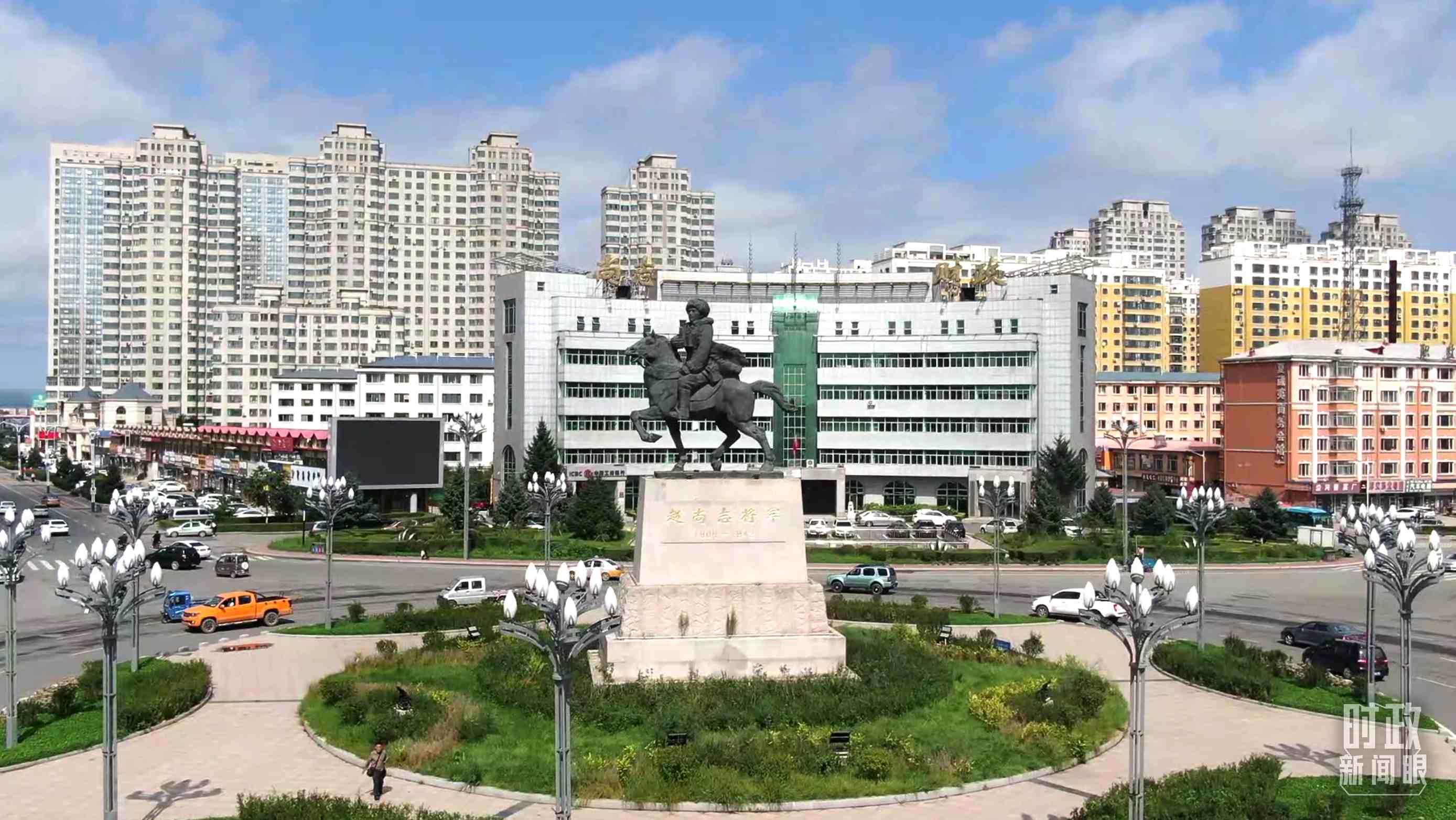 △哈爾濱市尚志市航拍。（總臺(tái)央視記者張耿生拍攝）