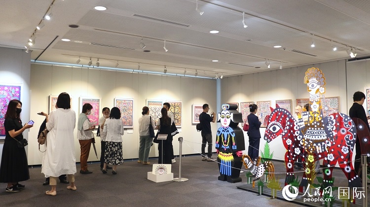 到場民眾觀看展覽。人民網(wǎng) 許可攝