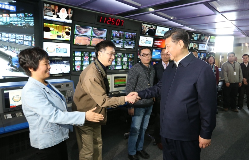 2019年1月25日，十九屆中央政治局在人民日報社就全媒體時代和媒體融合發(fā)展舉行第十二次集體學習。習近平總書記主持學習并發(fā)表重要講話。