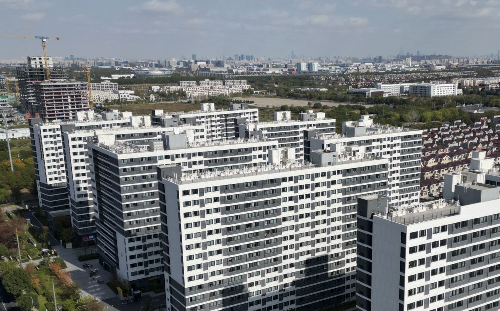 社區(qū)外景（無人機照片）。