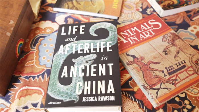 羅森教授新書《古代中國的今生與來世》。黃鏗攝