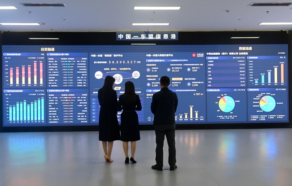 中國—東盟信息港股份有限公司展廳。