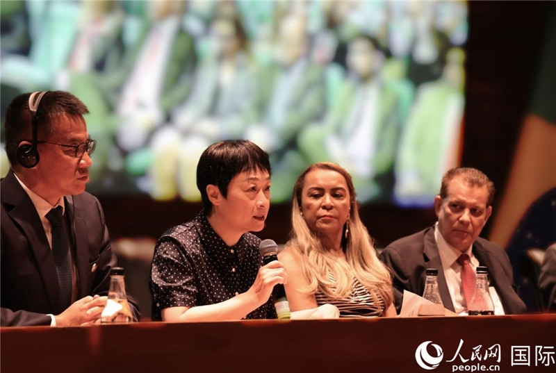 田敏出席論壇開幕式并致辭。人民網記者 時元皓攝