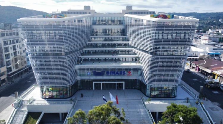 圖為中國援建薩爾瓦多國家圖書館實(shí)景。 圖片由中國援薩爾瓦多國家圖書館項(xiàng)目施工技術(shù)組提供