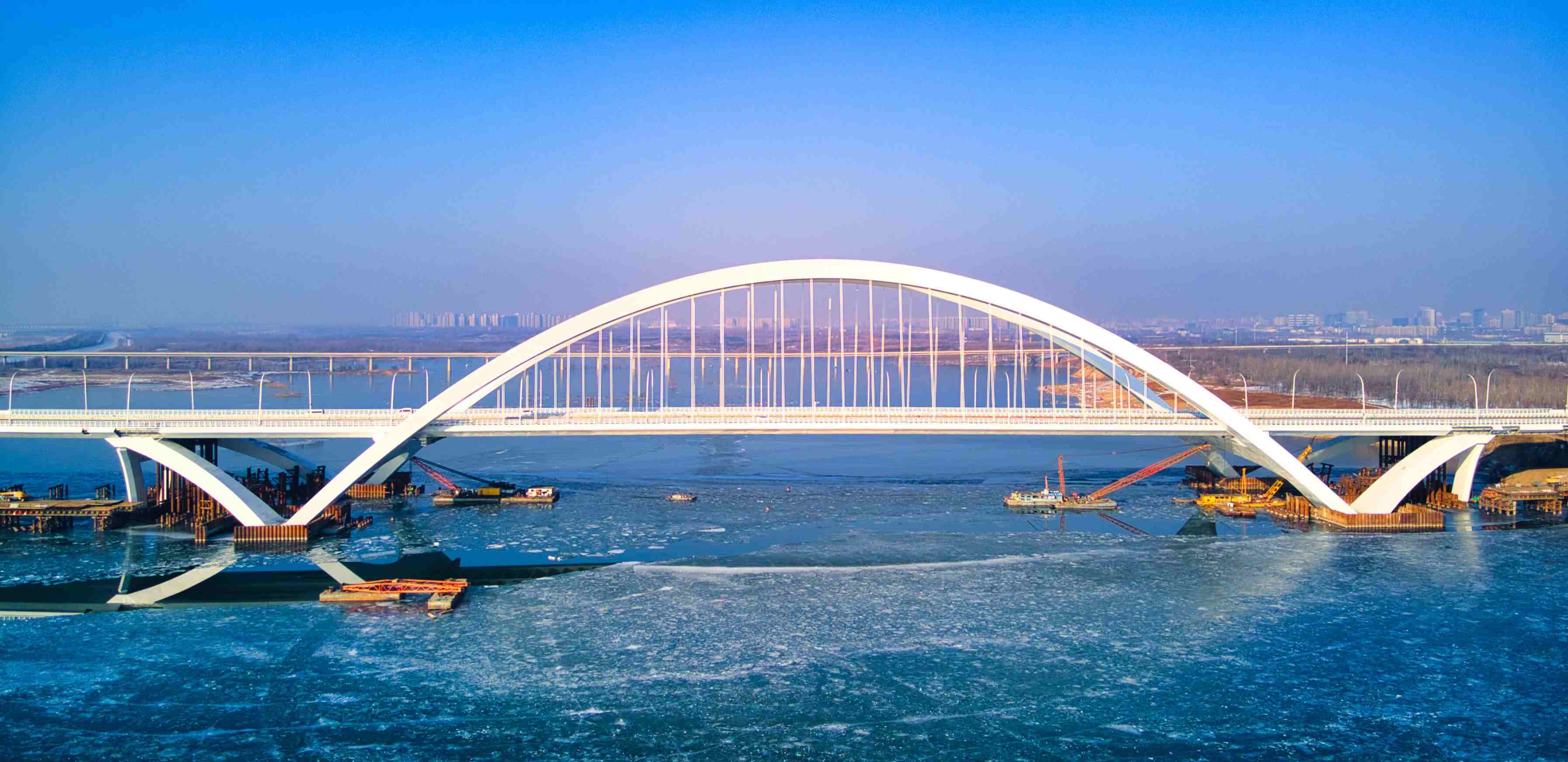開通后的京雄大橋。受訪方供圖