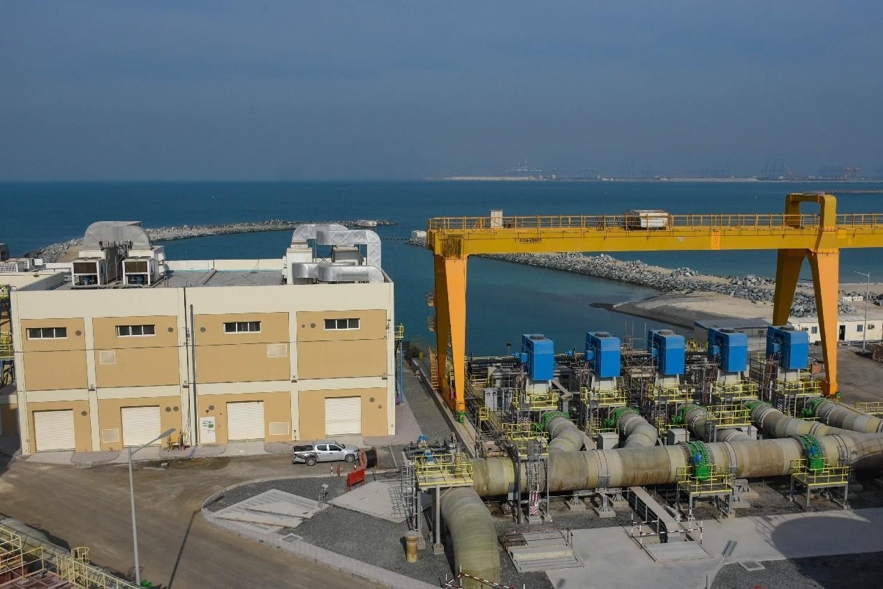 海水取水泵房。山東電建三公司供圖