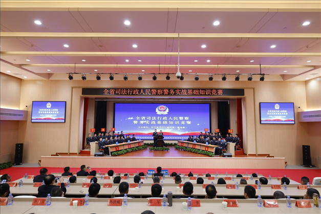 遼寧省司法行政人民警察警務(wù)實(shí)戰(zhàn)基礎(chǔ)知識(shí)競(jìng)賽舉行。遼寧省司法廳供圖
