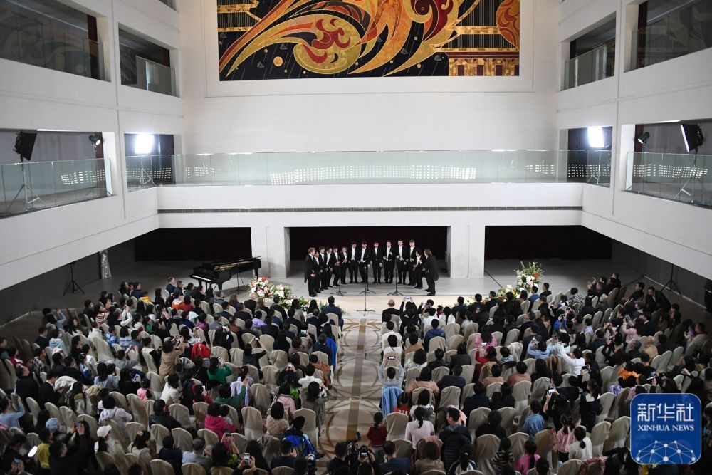 3月21日拍攝的“春暖·金融街韻律專場音樂會”現(xiàn)場。新華社記者 任超 攝