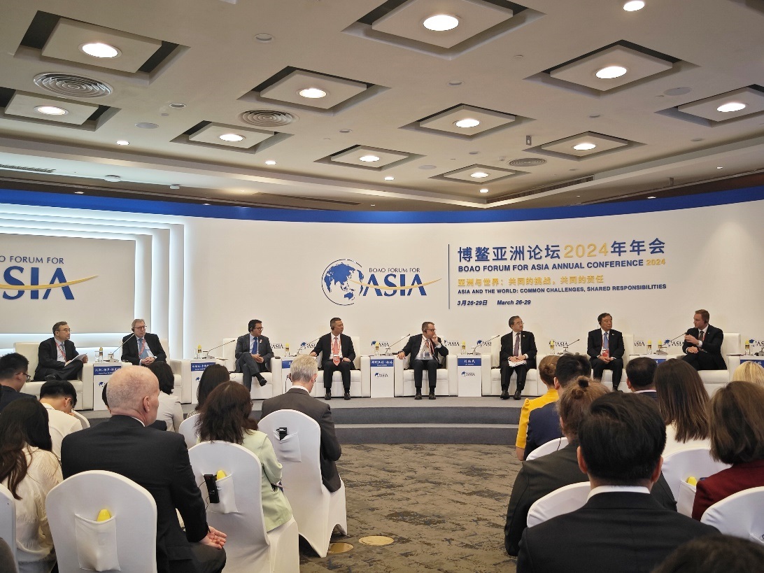 博鰲亞洲論壇2024年年會“加快應對氣候變化行動”分論壇。