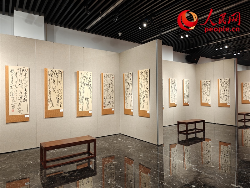 展廳現(xiàn)場(chǎng)。人民網(wǎng)記者 韋衍行攝