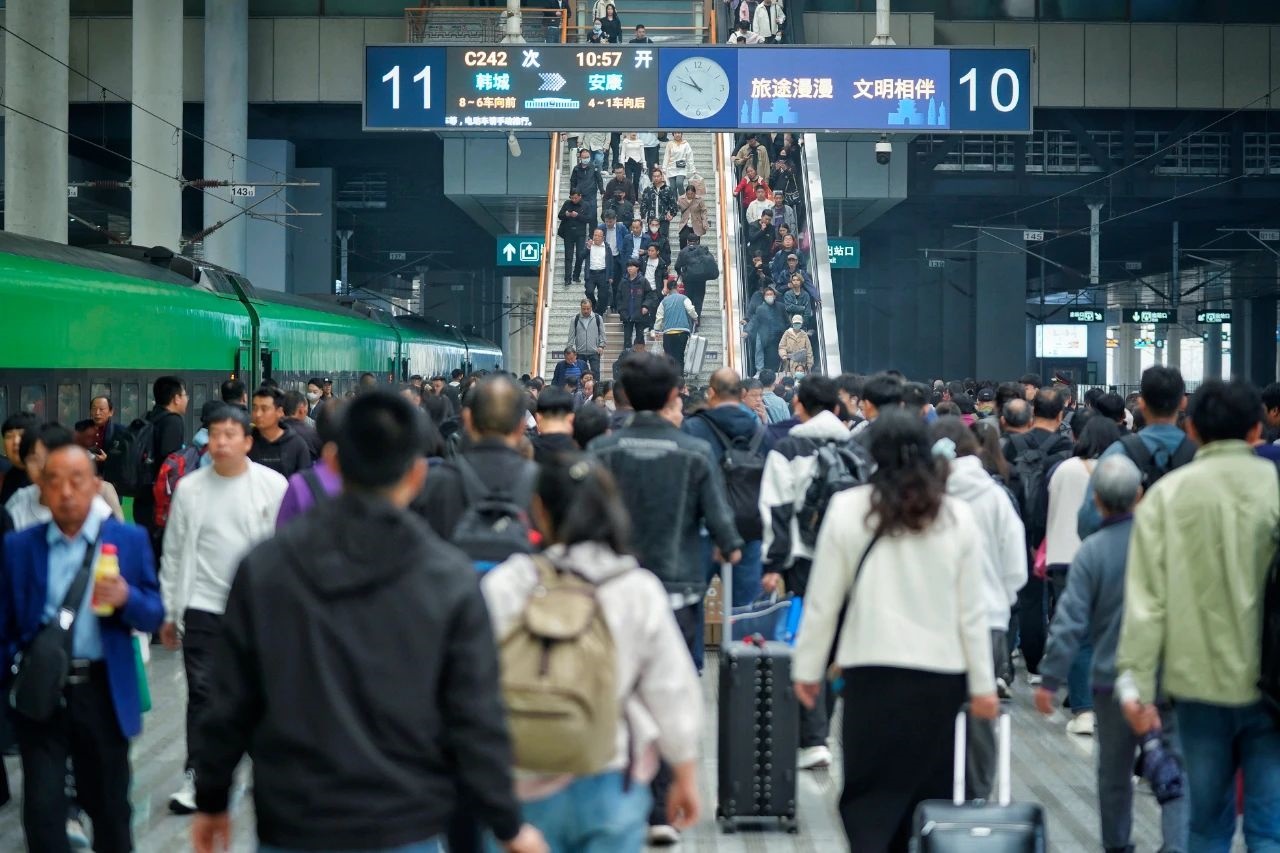 鐵路“五一”小長(zhǎng)假運(yùn)輸今日啟動(dòng)。國(guó)鐵集團(tuán)供圖