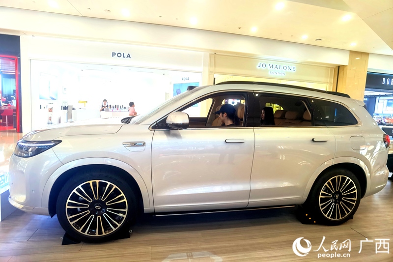  消費(fèi)者在試駕汽車。人民網(wǎng)記者 陳燕攝