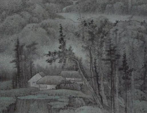 王秦生畫作《晨寂》。主辦方供圖