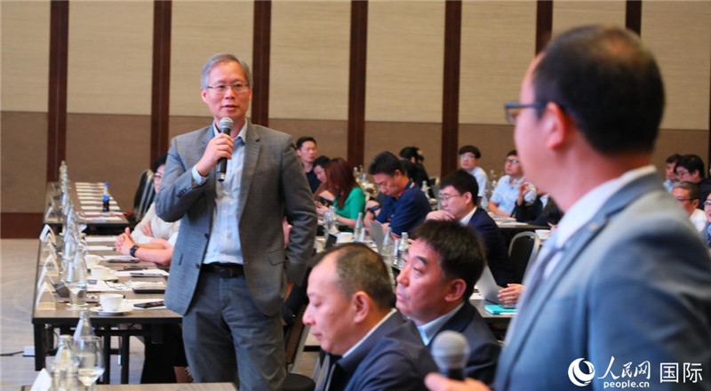講座現(xiàn)場互動。人民網(wǎng)記者 簡承淵攝