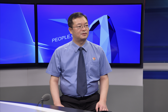 福建省泉州市人民檢察院檢察長施建清。人民網(wǎng)記者 王曉嘯攝