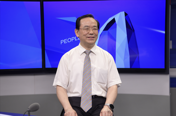 中國人民大學法學院教授、博士生導師楊建順。人民網(wǎng)記者 王曉嘯攝