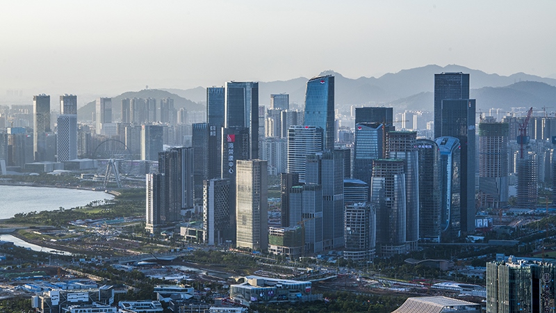 圖為深圳前海城市風光。