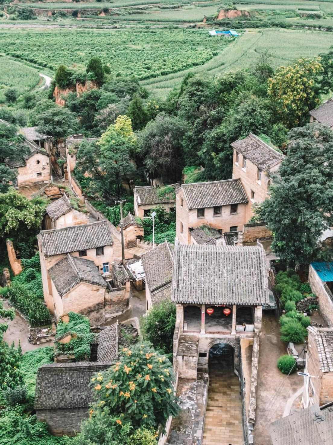 高平市永寧寨村，有許多明清建筑。王劍攝