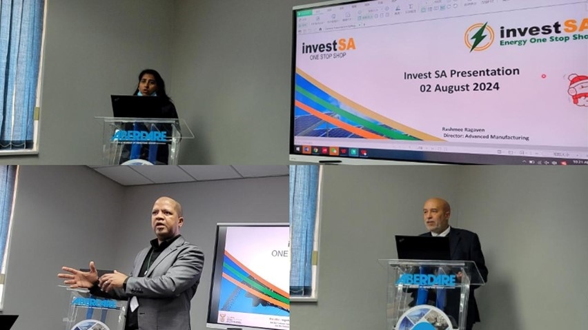 南非貿(mào)工部官員主旨演講。南中經(jīng)貿(mào)協(xié)會供圖