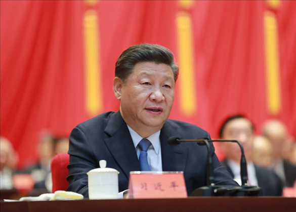 2019年9月20日，中央政協(xié)工作會議暨慶祝中國人民政治協(xié)商會議成立70周年大會在全國政協(xié)禮堂召開。中共中央總書記、國家主席、中央軍委主席習(xí)近平出席大會并發(fā)表重要講話。新華社記者 丁林 攝