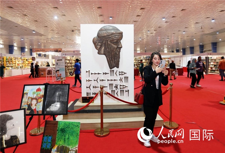 展廳一角。人民網(wǎng)中東中心分社奧馬爾·哈利勒攝