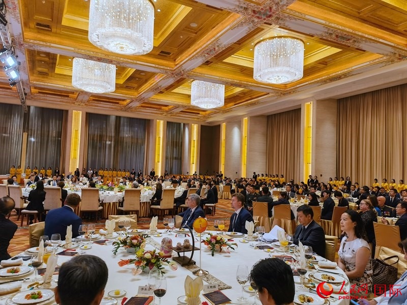 慶祝中俄建交75周年招待會(huì)在京舉行。人民網(wǎng)記者 李明琪攝