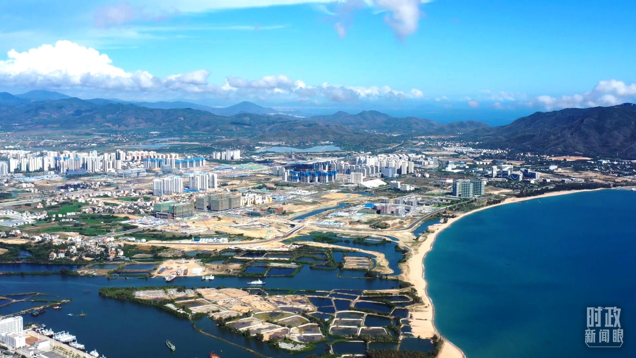 海南崖州灣科技城。（總臺記者張偉克拍攝）
