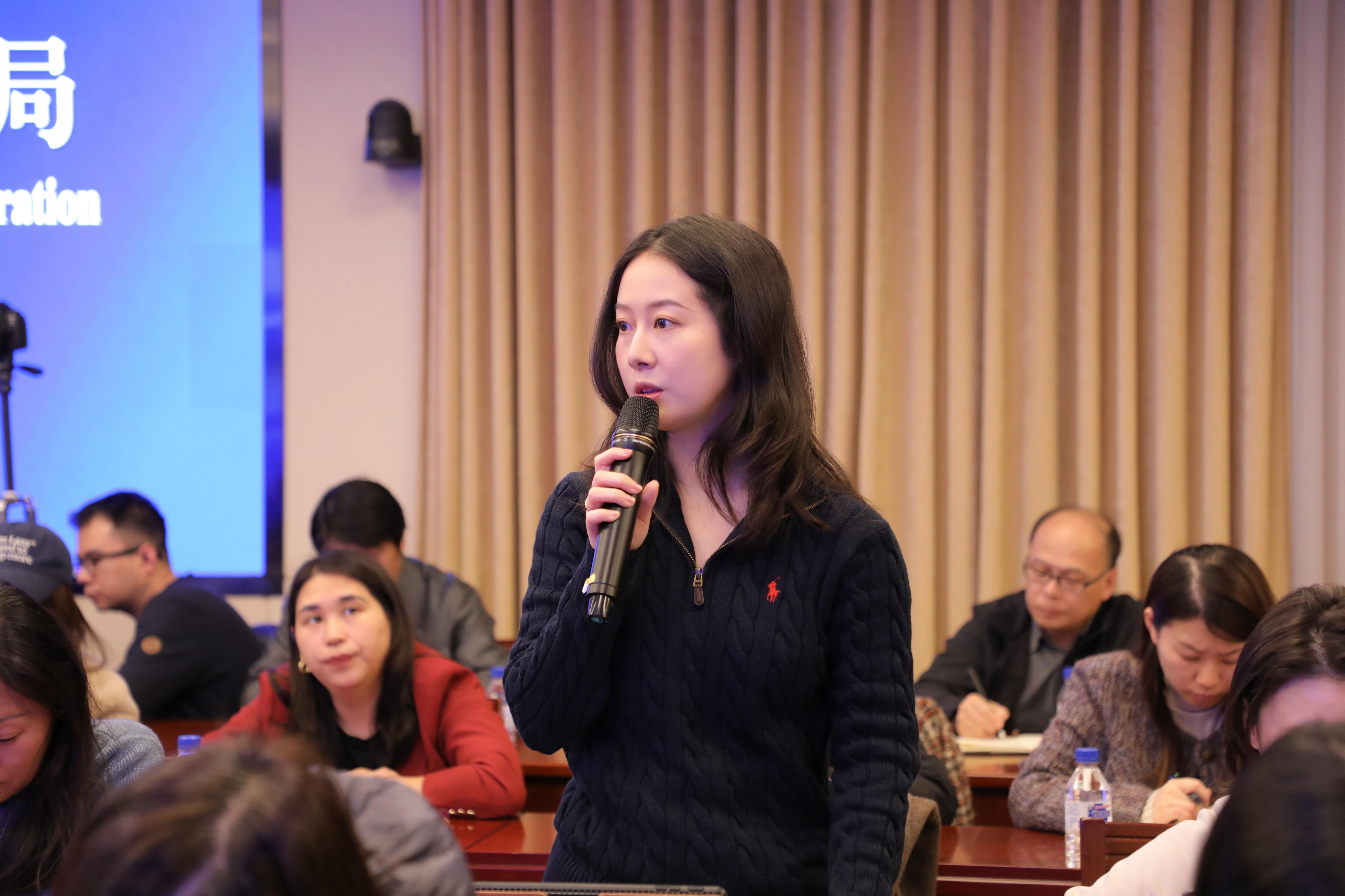 人民網(wǎng)記者提問。會議方供圖