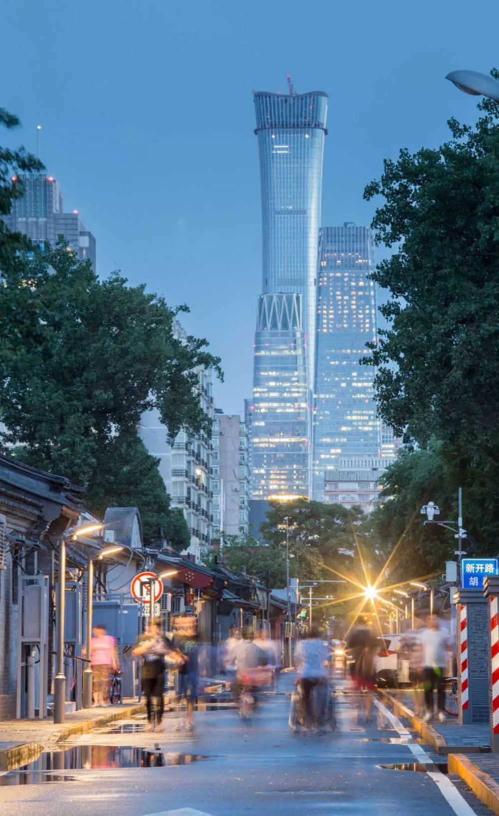 西總布胡同景觀。（受訪者供圖）