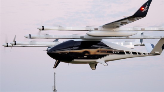 電動(dòng)垂直起降飛行器M1。受訪者供圖