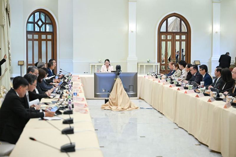 會議現(xiàn)場。泰國總理府供圖
