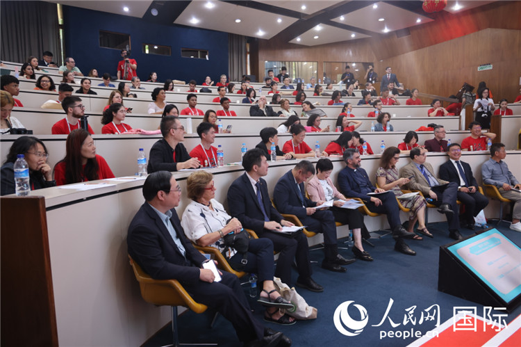 2025年“漢語橋”巴西賽區(qū)決賽現(xiàn)場。人民網記者 時元皓攝