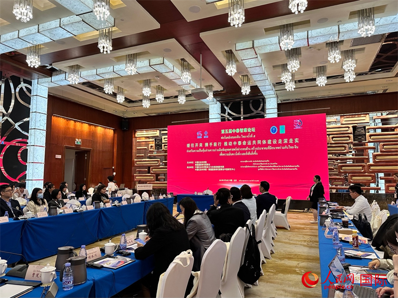 第五屆中泰智庫論壇現(xiàn)場(chǎng)。人民網(wǎng) 孫書宇攝