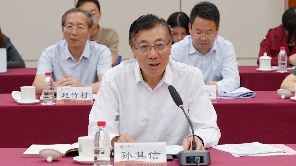 中國工程院院士、中國農(nóng)業(yè)大學校長孫其信。校方供圖